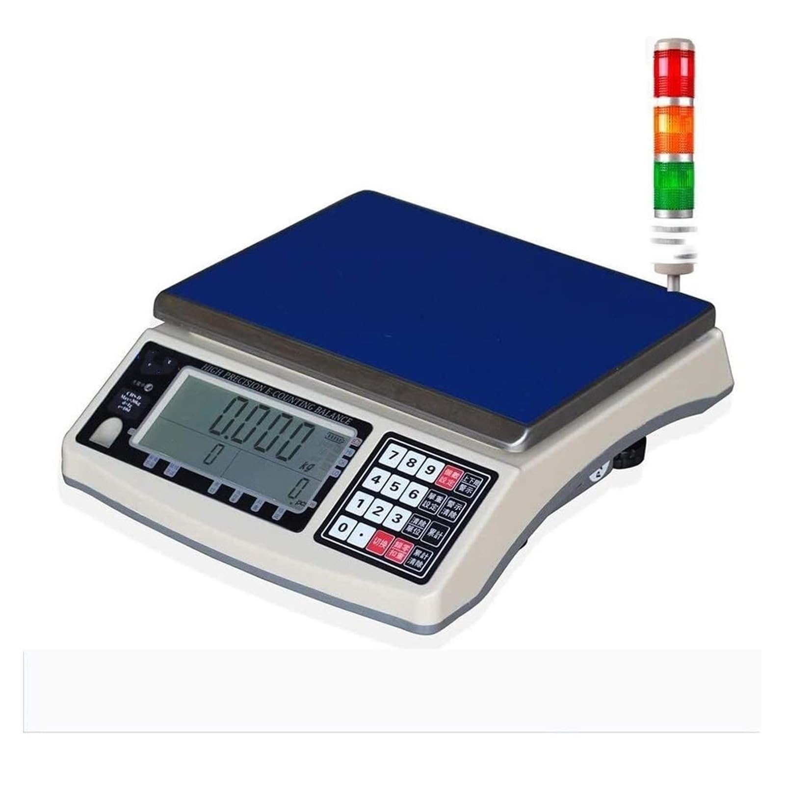 Balance électronique numérique, Balance électronique LED Haute définition pour supermarché, Snacks, Magasin de Fruits, limites supérieure et inférieure, Signal sonore et,