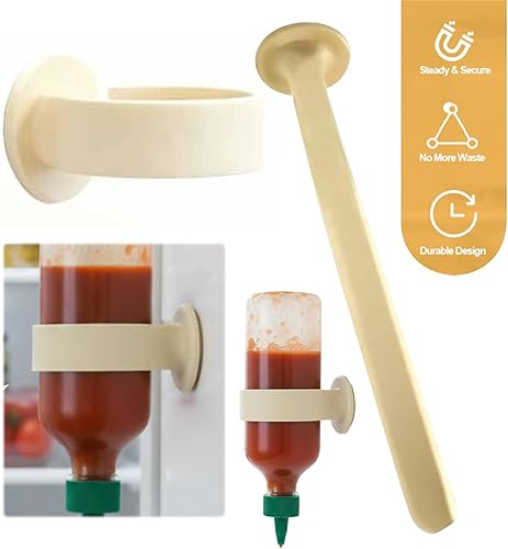 Miniatura 5 de Wall-Mounted Sauce Bottle Rack (1)