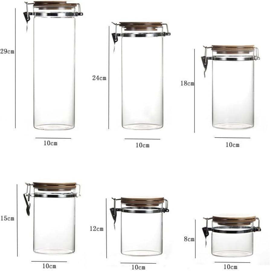 Amazon｜ガラスキャニスター コーヒー 豆 保存 容器 スプーン付き