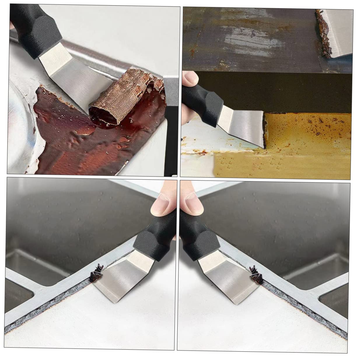 Baoblaze Aufkleber-Entferner – 4 Schaber Inkl. Klingen Für Festsitzende Etiketten