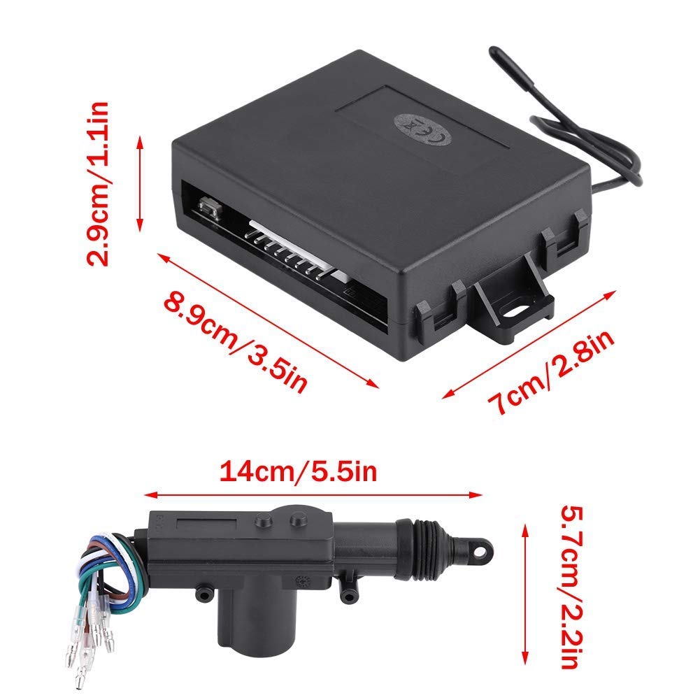 Pilot Centralny Samochodowy Zamek Elektryczny z Keyless Entry System Bezprzewodowy Pilot Zdalnego Sterowania dla Silników Ogólnych