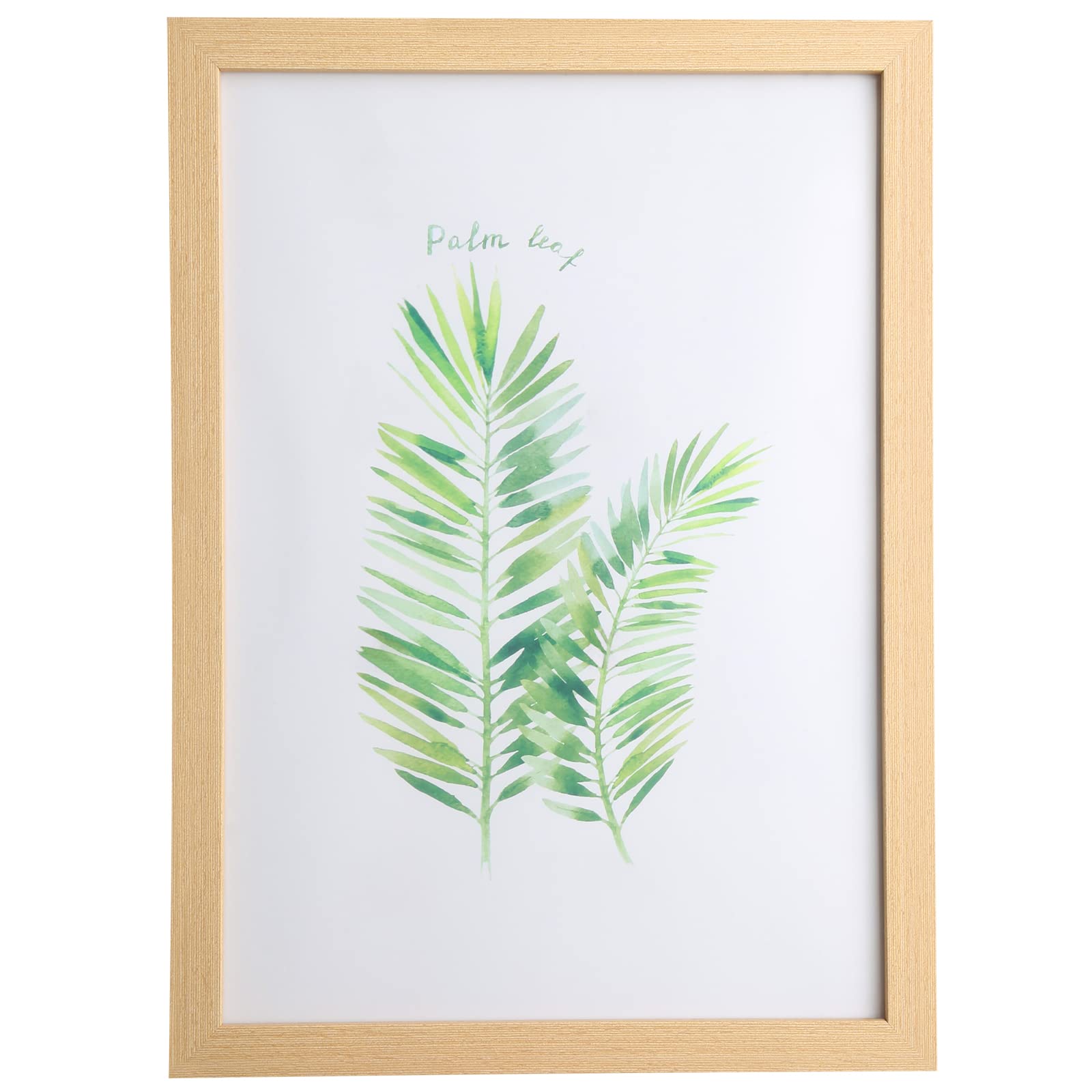 POXIAOER Bilderrahmen A4 Holz, Tisch- & Wandaufsteller, 21x29,7 cm | Für Fotos, Poster Kunst, Hoch- oder Querformat, Wohnzimmer Büro Zimmer