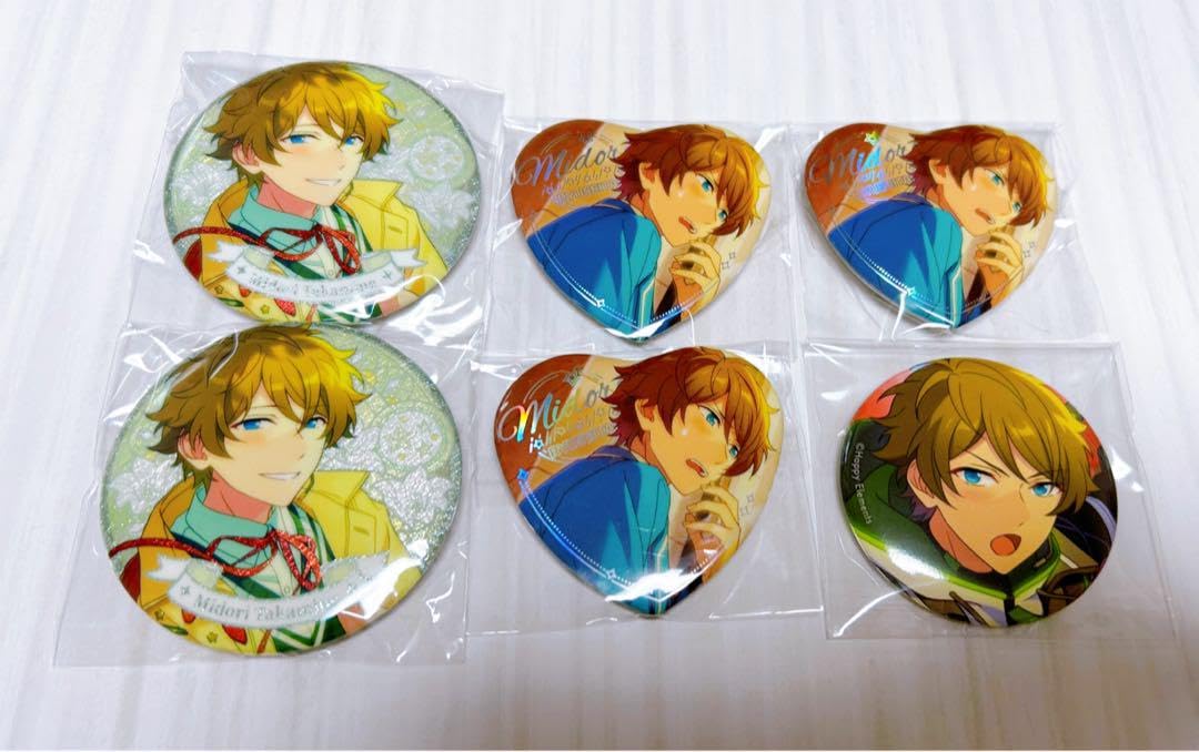 あんスタ 高峯翠 花の契約 缶バッジ 中国缶 25点 あんスタ 缶