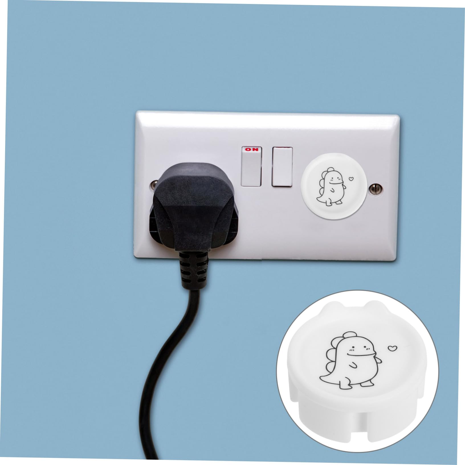 TEHAUX 50 Pezzi Copripresa Sicurezza Protezione Prese Elettriche Facile Installazione Design Europeo Bianco