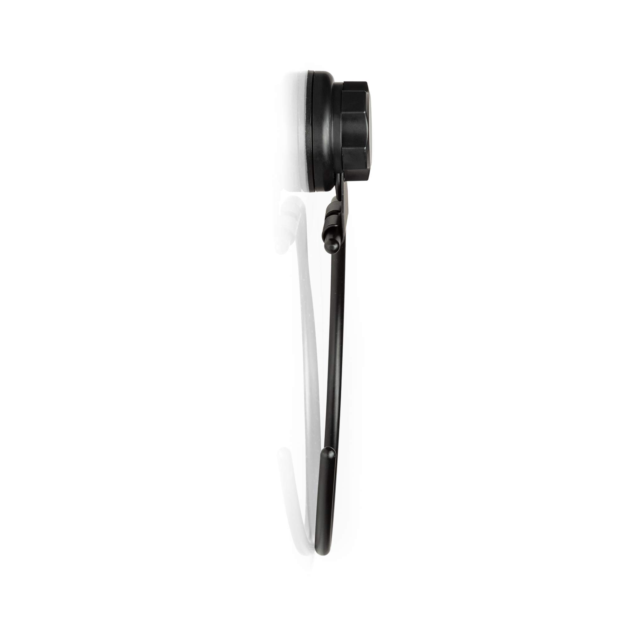 Compactor Bestlock Porta Asciugamano ad Anello, Fissaggio con Ventosa, Supporta Fino a 6 kg, 16 x 2.5 x H. 22 cm, RAN9783
