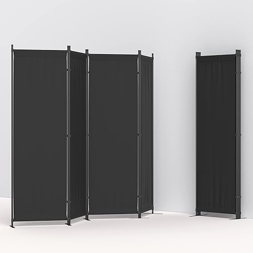 Miniatura 4 de Morngardo 6FT Room Divider Portable, Folding Privacy Screens, 4 Panel Room Partitions, 88" Foldable Wall Dividers, Separating for Home Office
