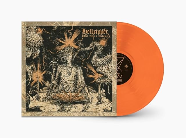 Black Arts & Alchemy por Hellripper, capa do álbum