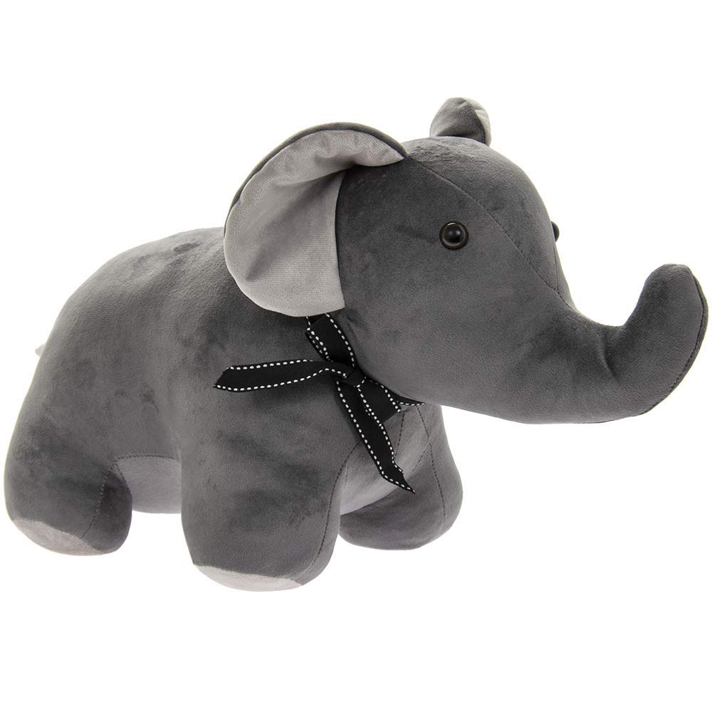 The Leonardo Collection Grey Elephant Doorstop By