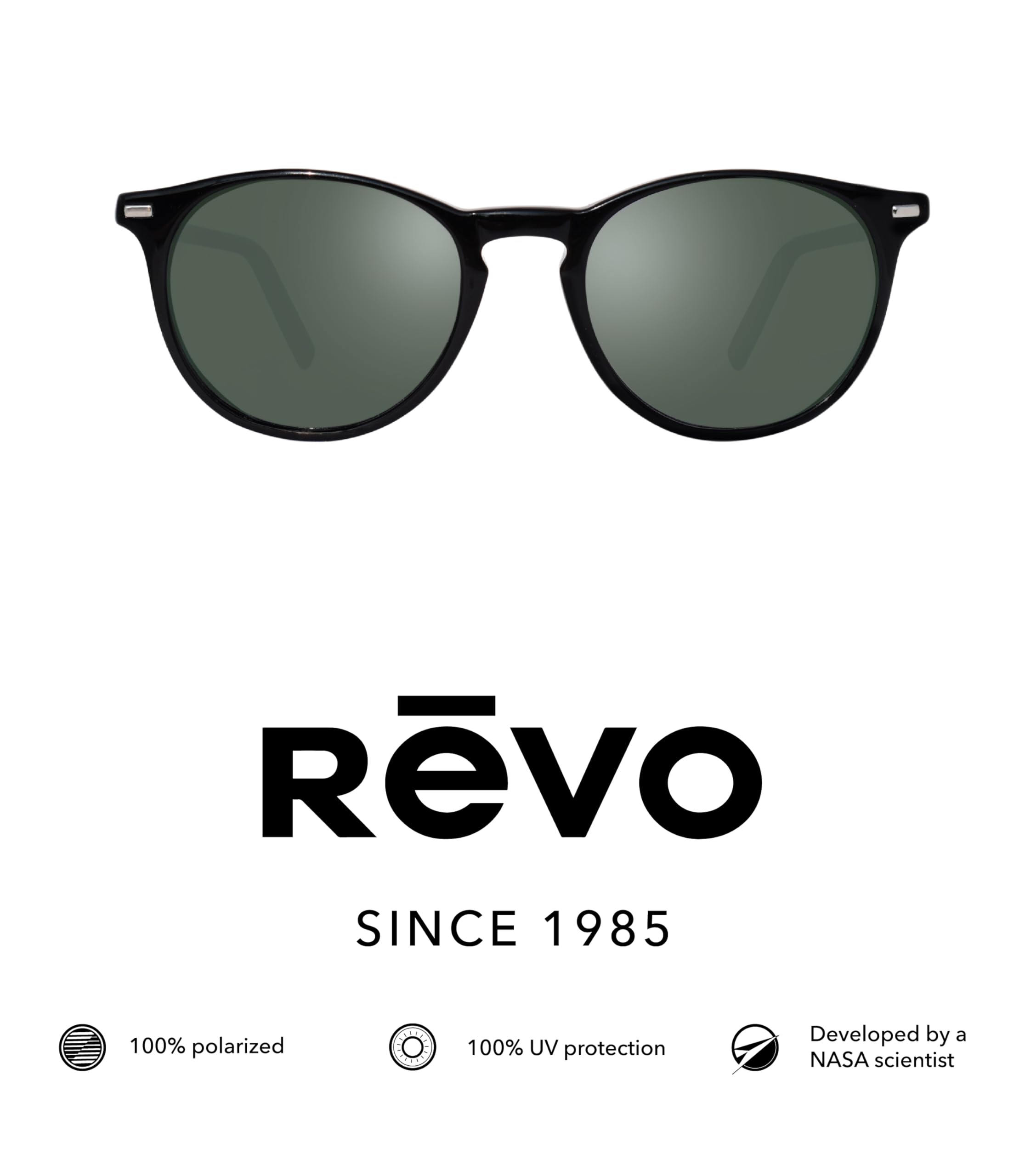 Revo Gafas de sol polarizadas Sierra montura redonda