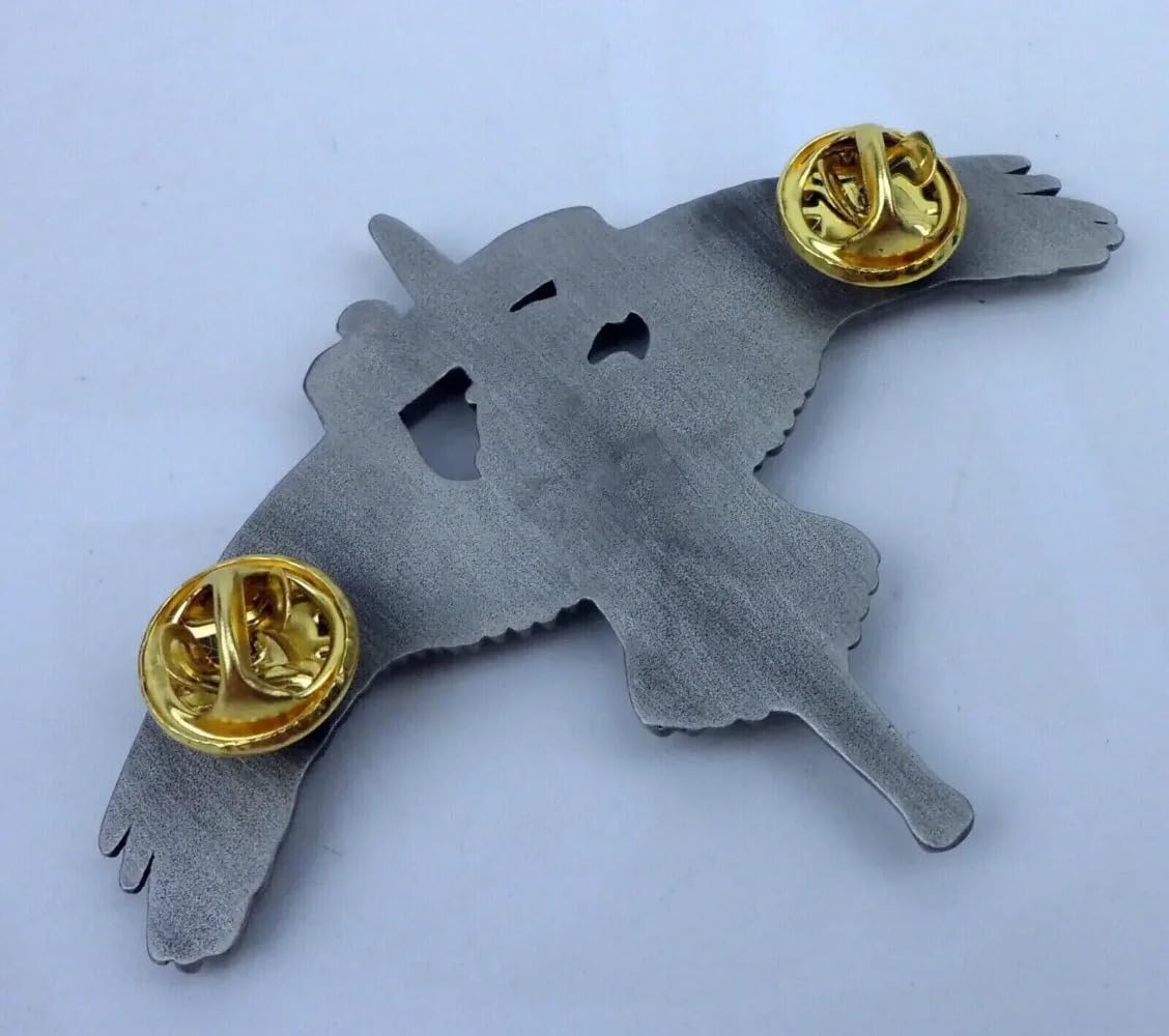 Reproduction MARSOC WINGS BADGE PIN US MARINE RAIDER INSIGNIA SILVER