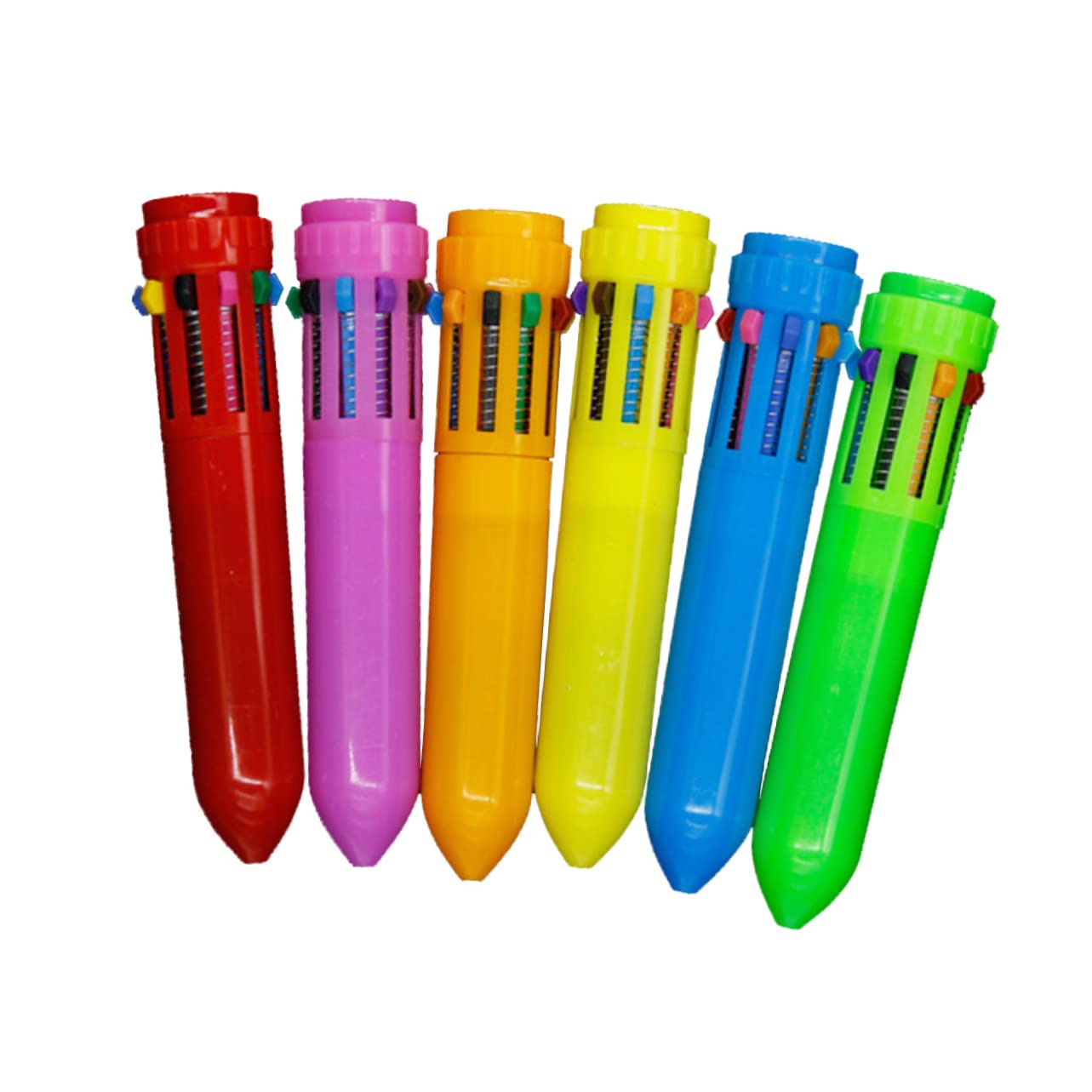 Lurrose Lot De 3 Stylos À Bille Roller 10 Couleurs Rétractables Pour Lécole Et Le Bureau 12 Pièces X 3