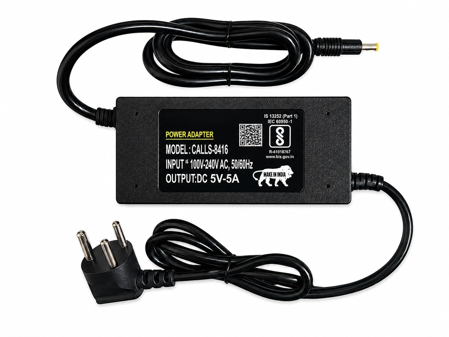 5V 5A Power Adapter SMPS, 25W AC to DC Power Supply for Routers, LED Lights, CCTV Cameras & DIY Projects, Black-image-11