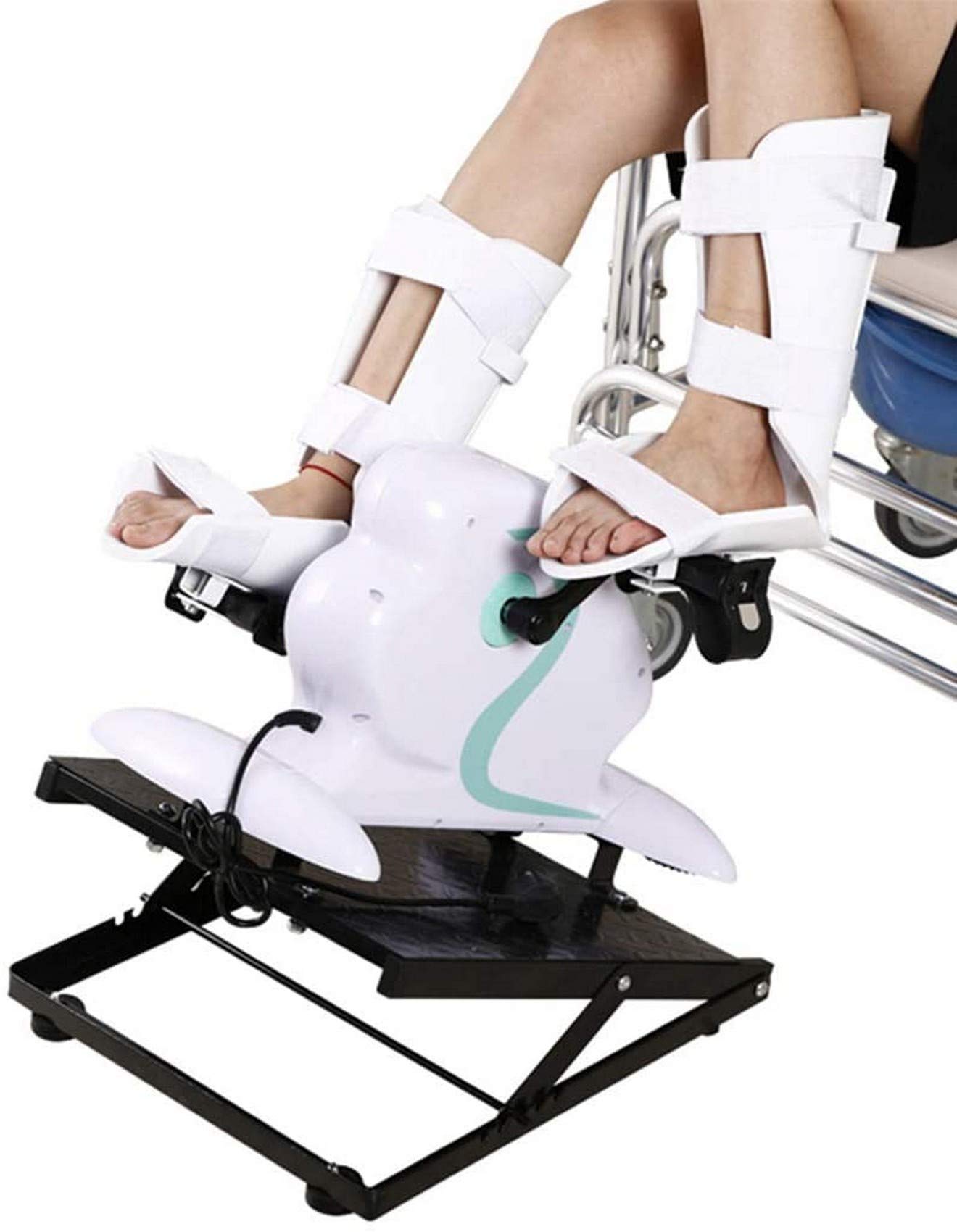 Fitness Motorized Electric Exercise Bike/Pedal Exerciser, Adjustable Seat and Resistance, Postoperative Rehabilitation Pedal Trainer