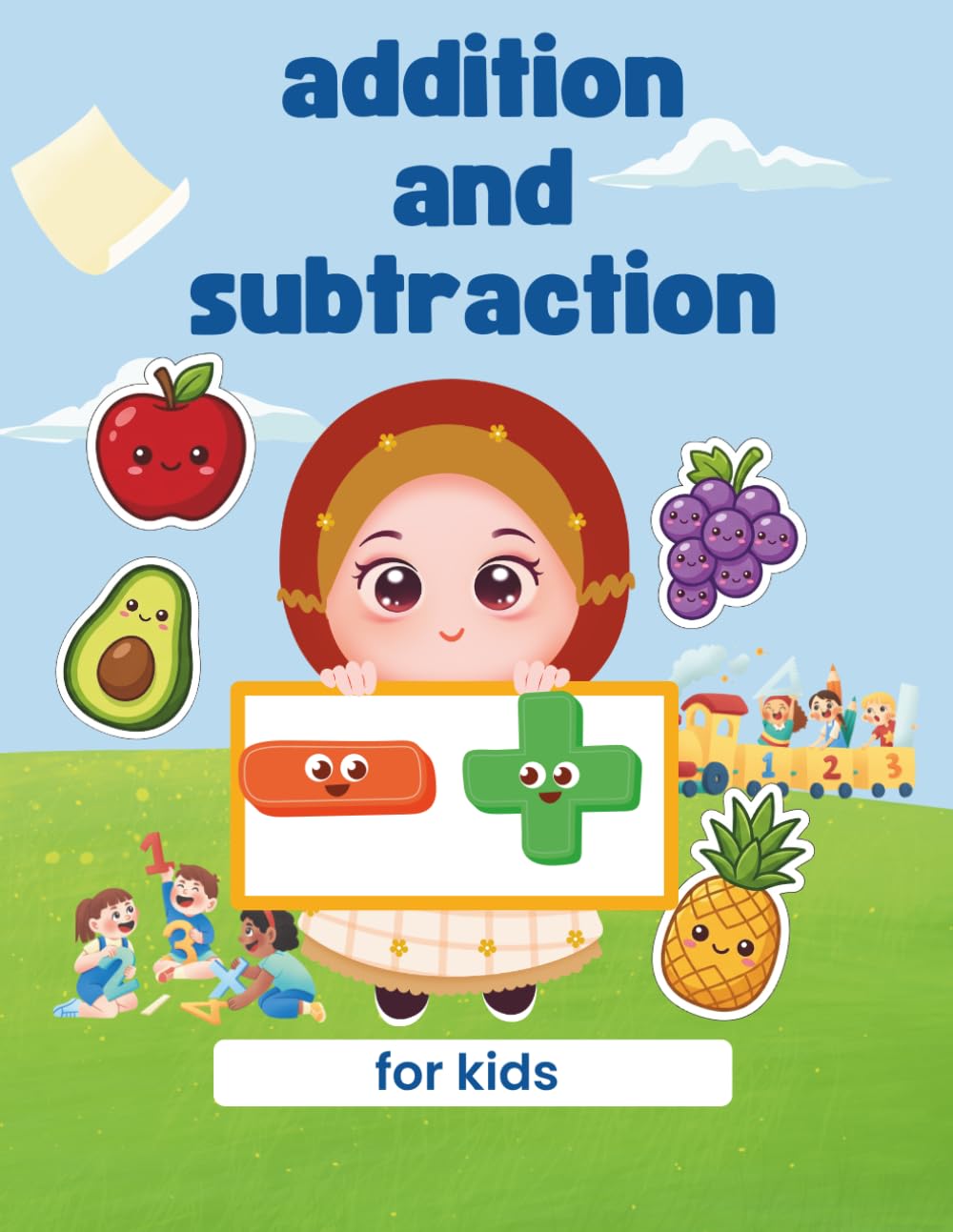 addition and subtraction workbook: Single Digit Addition and Subtraction Workbook for Beginners: Daily Math Practice for Grade 1 and Visual Learning for Kids