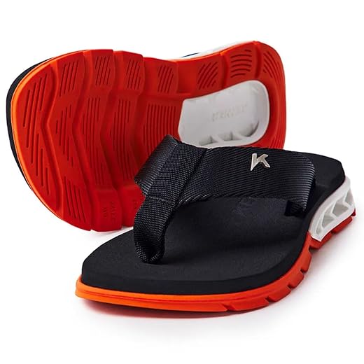 Chinelo Infantil Kenner Rakka Kids - Preto e Branco - 31/32