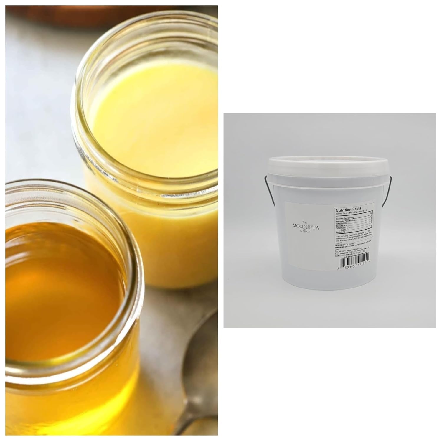 Amazon.com : 7lb Pail - 231 fl oz - Ghee - Clarified Butter - Grass Fed ...