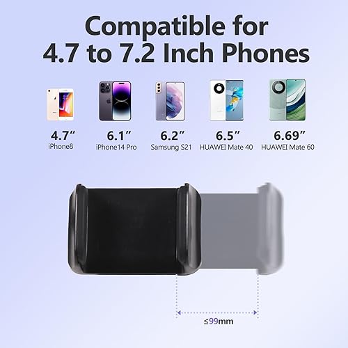 Vista 14 de CHEAYAR Soporte de teléfono compatible con Chevrolet Corvette C8 2020-2023, accesorios C8 Soporte de teléfono para automóvil (carga inalámbrica)