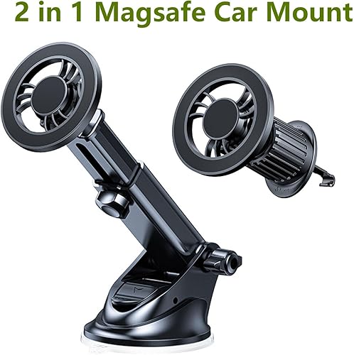 Miniatura 2 de Soporte magnético Mag Safe para iPhone, accesorios de automóvil, soporte magnético para automóvil, ventilación de salpicadero, soporte de automóvil