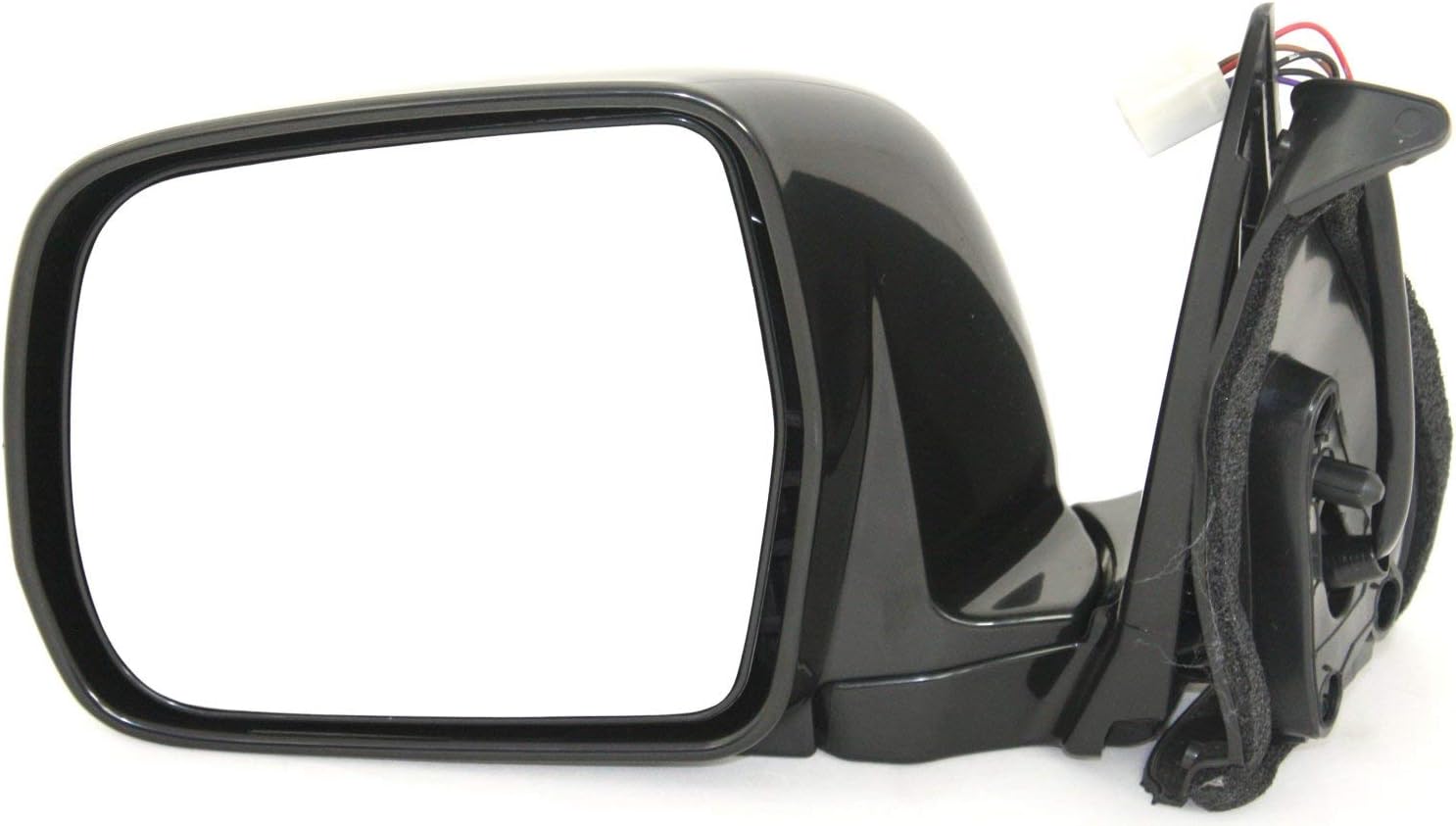 Kool Vue Passenger Side Power Heated Mirror for Toyota Highlander 2001-2007, Passenger Side Mirror, Paintable