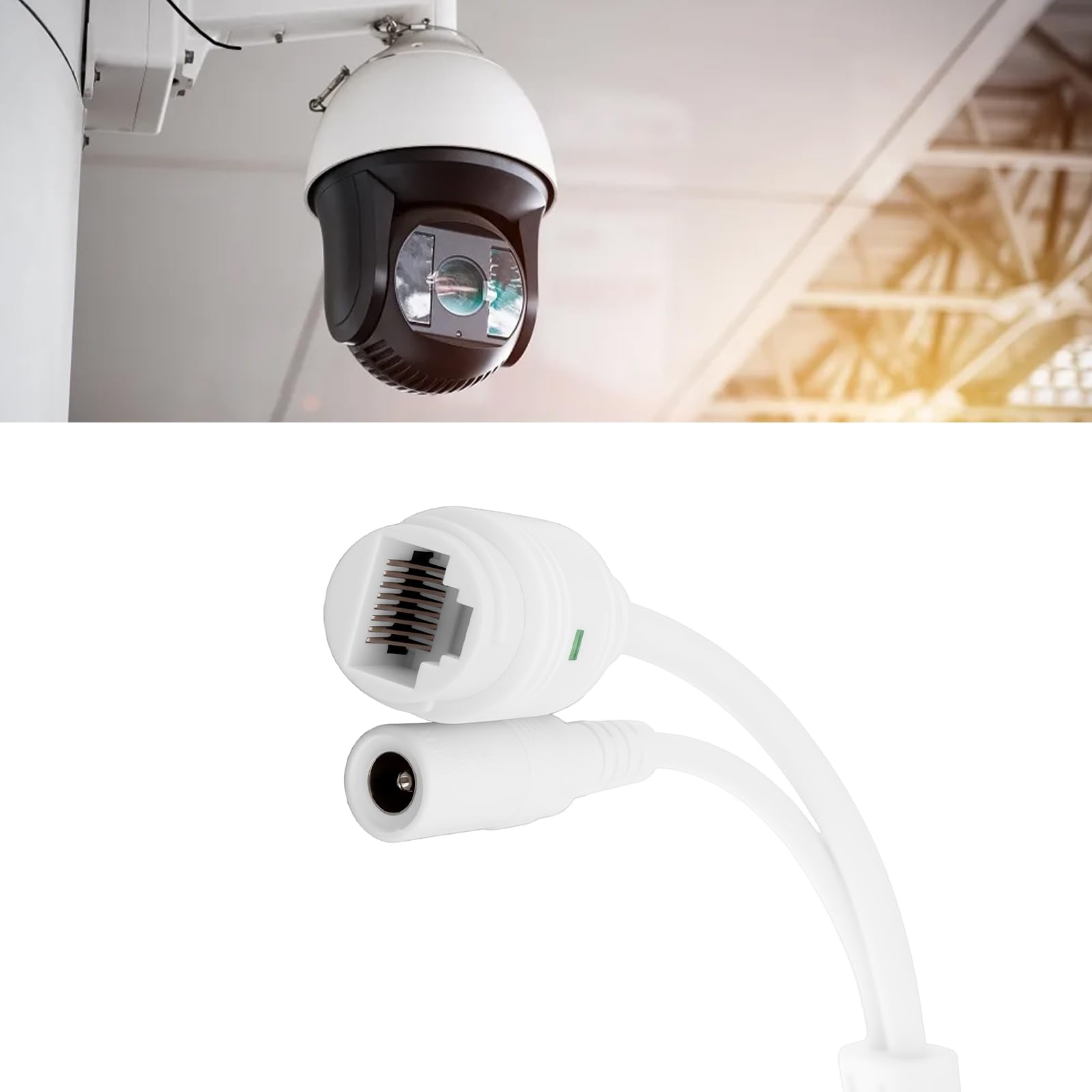 VGOL 9 Core POE LAN Cable RJ45 Camera Network Tail Cable 12V 70cm Compatible with CCTV IP Camera Board Module - Image 3