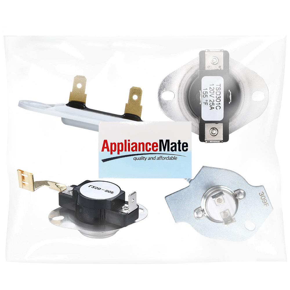 Amazon.com: 3977393 Dryer Thermal Fuse 3387134 Dryer Cycling 