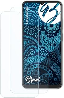Bruni Screen Protector compatible with Oscal C80 Protector Film, crystal clear Protective Film (2X)