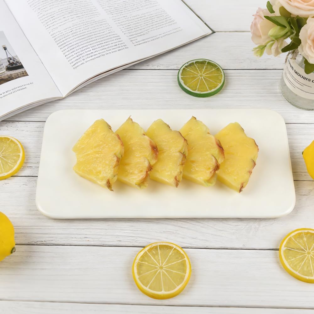 Simulated Pineapple Slices Artificial Fruit Decoration 10PCS