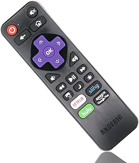 Replaced Remote Control Compatible for Roku Series TVs/TCL Roku/Onn Roku/Sharp Roku/Element Roku/Westinghouse Roku/Philips Roku TVs/Roku Express/Roku SE [NOT for ROKU Sticks]