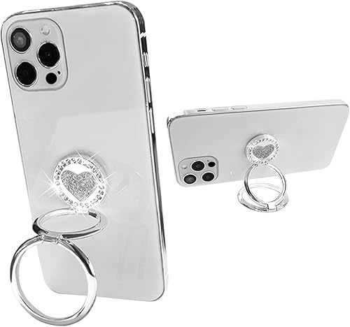 Miniatura 9 de JAHOLAN Soporte de anillo para teléfono, soporte de dedo de rotación de 360, soporte de anillo de teléfono celular, soporte de metal para teléfono