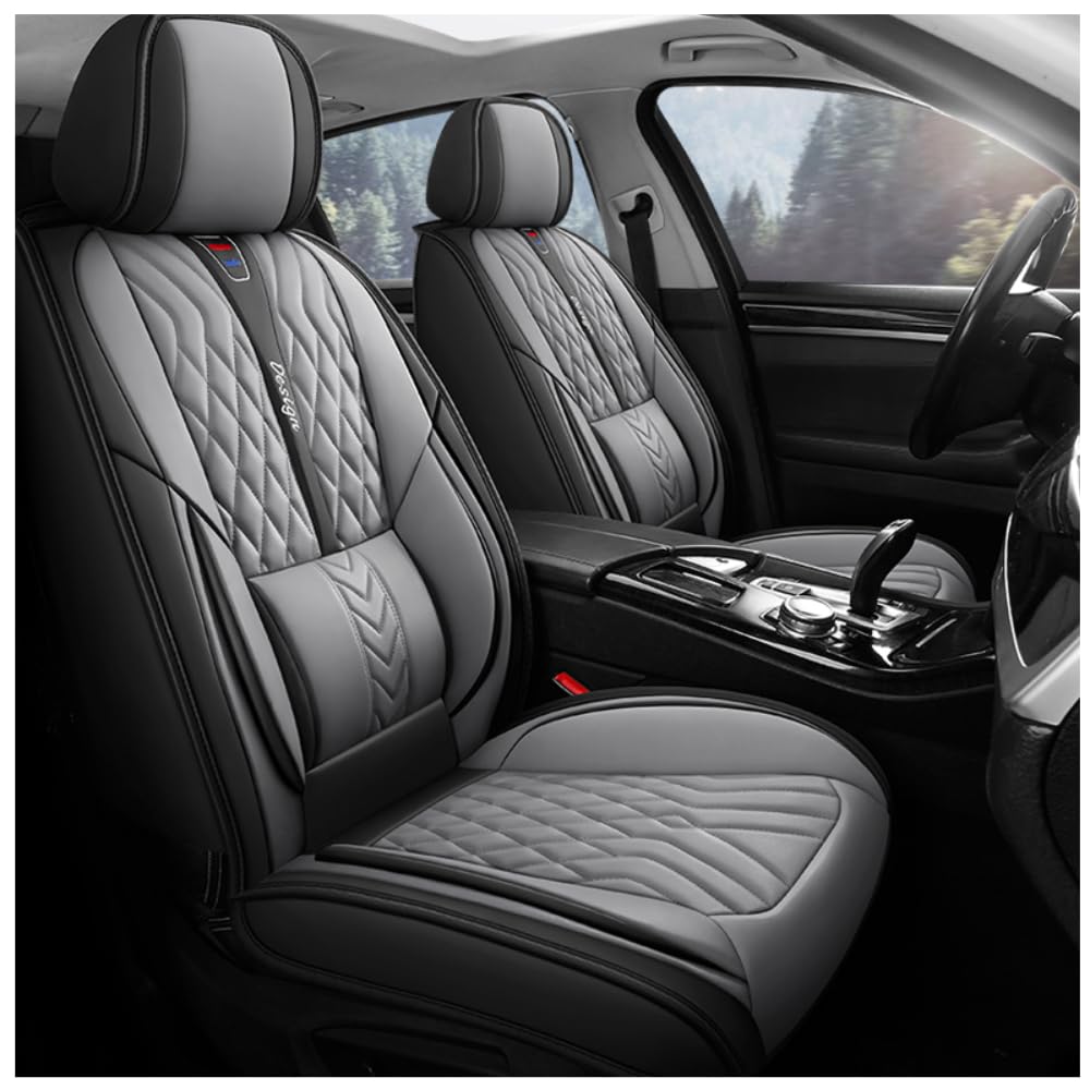 ar Pokrowce na siedzenia, uniwersalny, pełny zestaw do Mitsubishi Pajero 4 2 Sport Outlander XL ASX Montero akcesoria Lancer 9 10 Carisma części samochodowe, wodoodporne, szare