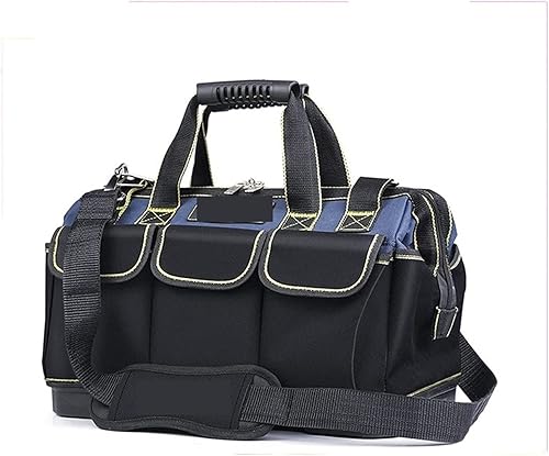 RORUN Bolsa de herramientas pequeña multifunción, correa de hombro ajustable de cuello ancho, base moldeada impermeable, bolsa de herramientas de