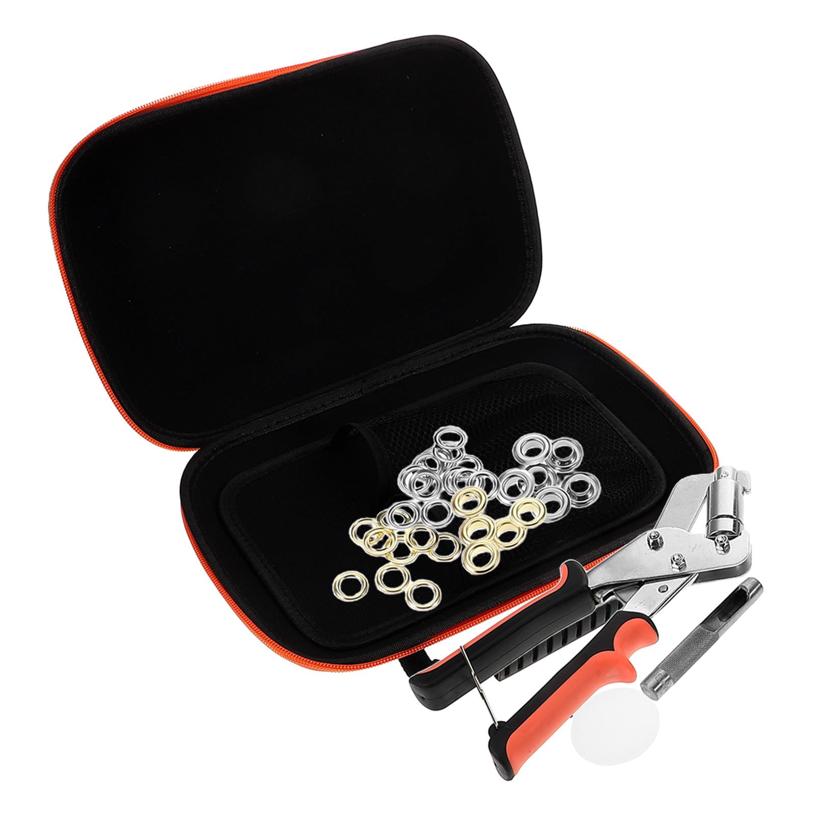 Kit de Herramientas Accesorios Necesarios para Ojales de Hierro Portátil para Reparar Lonas Alquitranadas y Banners de Tela