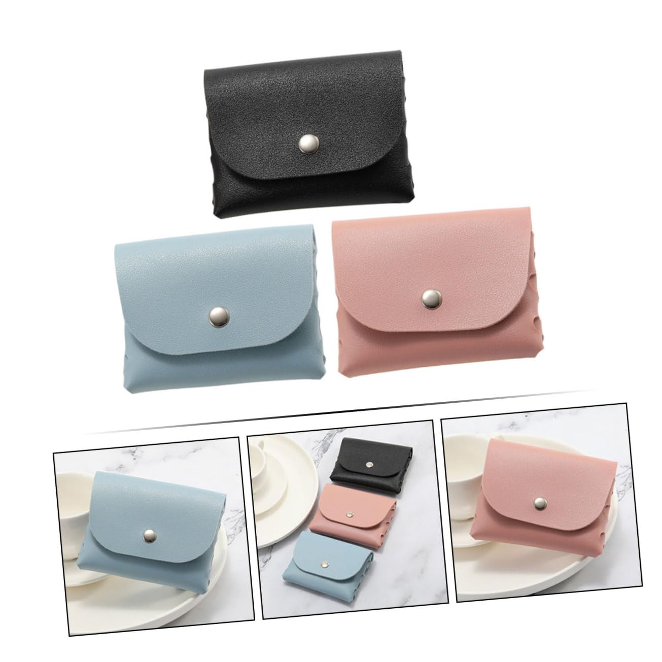 Beaupretty 5 Set Custodia Per Occhiali E Pratica Per Sole E Occhiali Design Multifunzionale 3 Pezzi*5