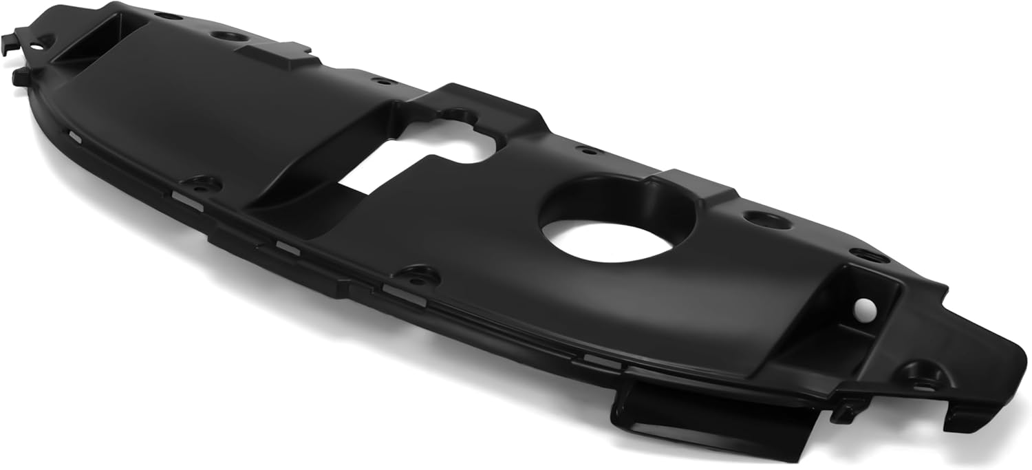 ALMULOO Radiator Support Cover Compatible with 2013-2015 Honda Civic Replacement for HO1224102 71125TR3A01 Plastic Black