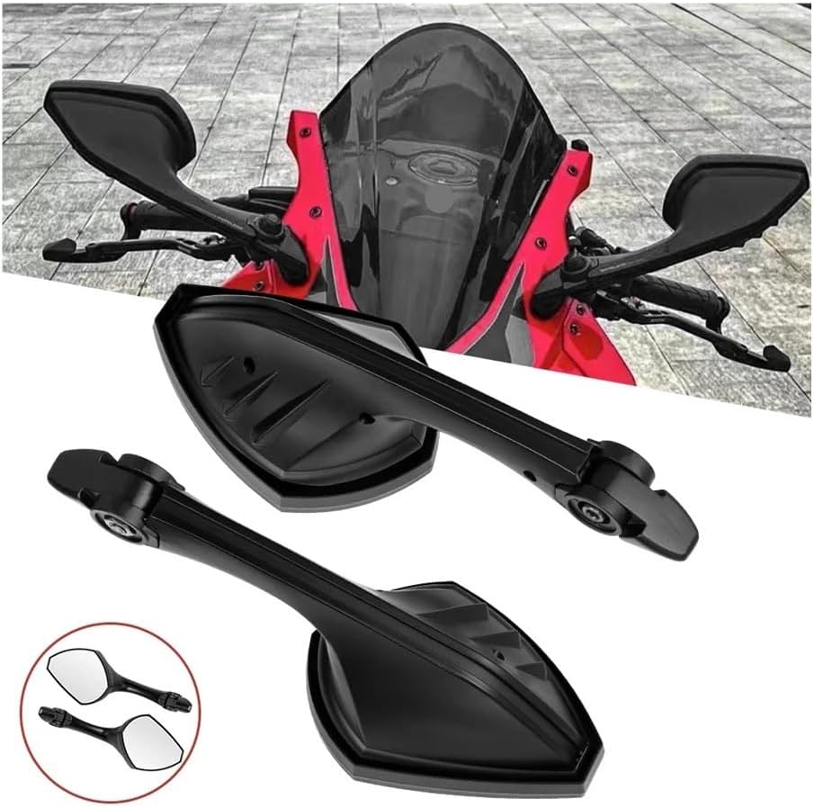 ハンドルミラー ユニバーサルオートバイバックミラーカワサキニンジャ