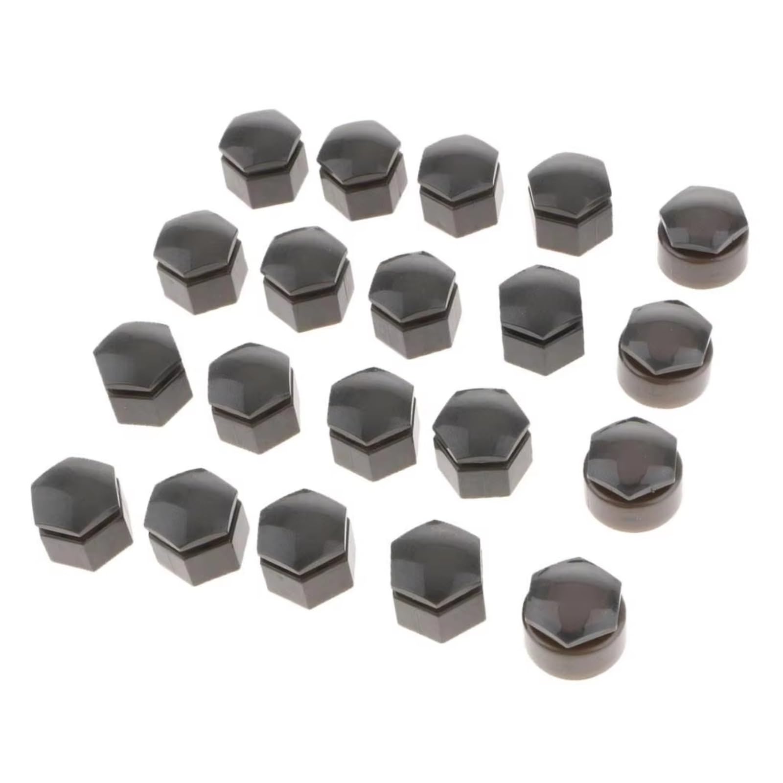 Tuercas rueda coche de 22 mm grises para sustitución de tornillo cubo rueda 20 piezas 7