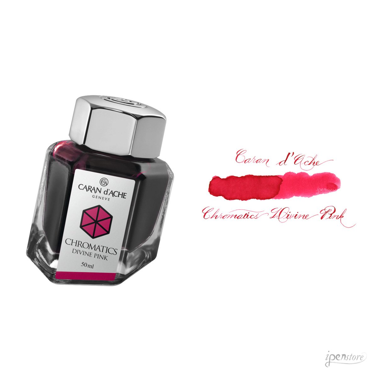 Amazon.com : Caran d'Ache 50ml Chromatics Ink Bottle - Divine Pink