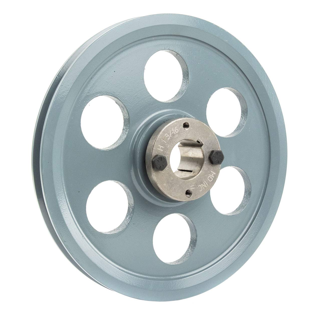 Cast Iron 8.75" Single Groove Pulley for Belt A Section 4L and 1-3/16" Sheave Bushing AK89H