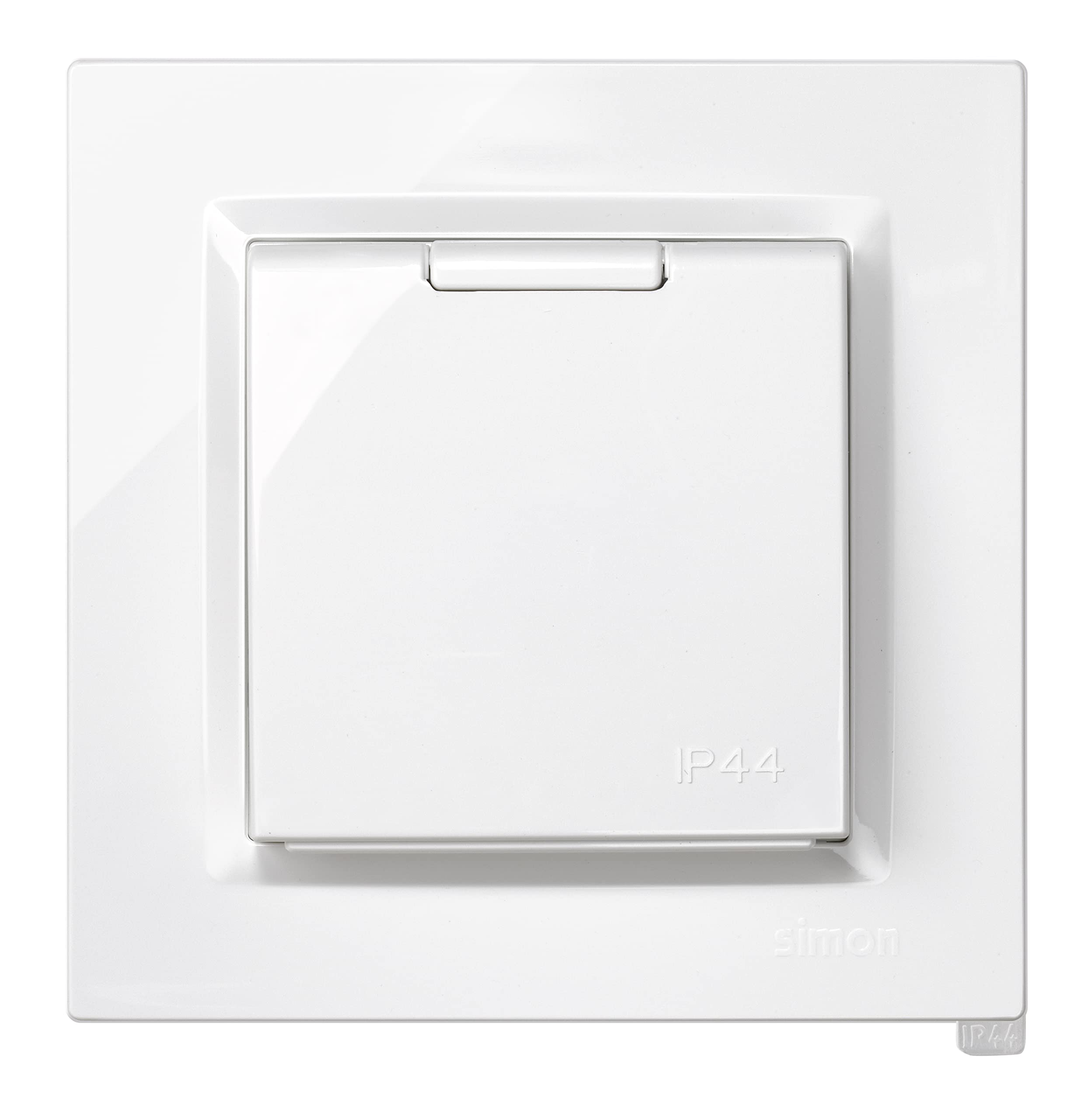 SIMON - Enchufe de Empotrar bipolar, Serie Simon 10, 250V, 10 A, Enchufe de Pared Plano y