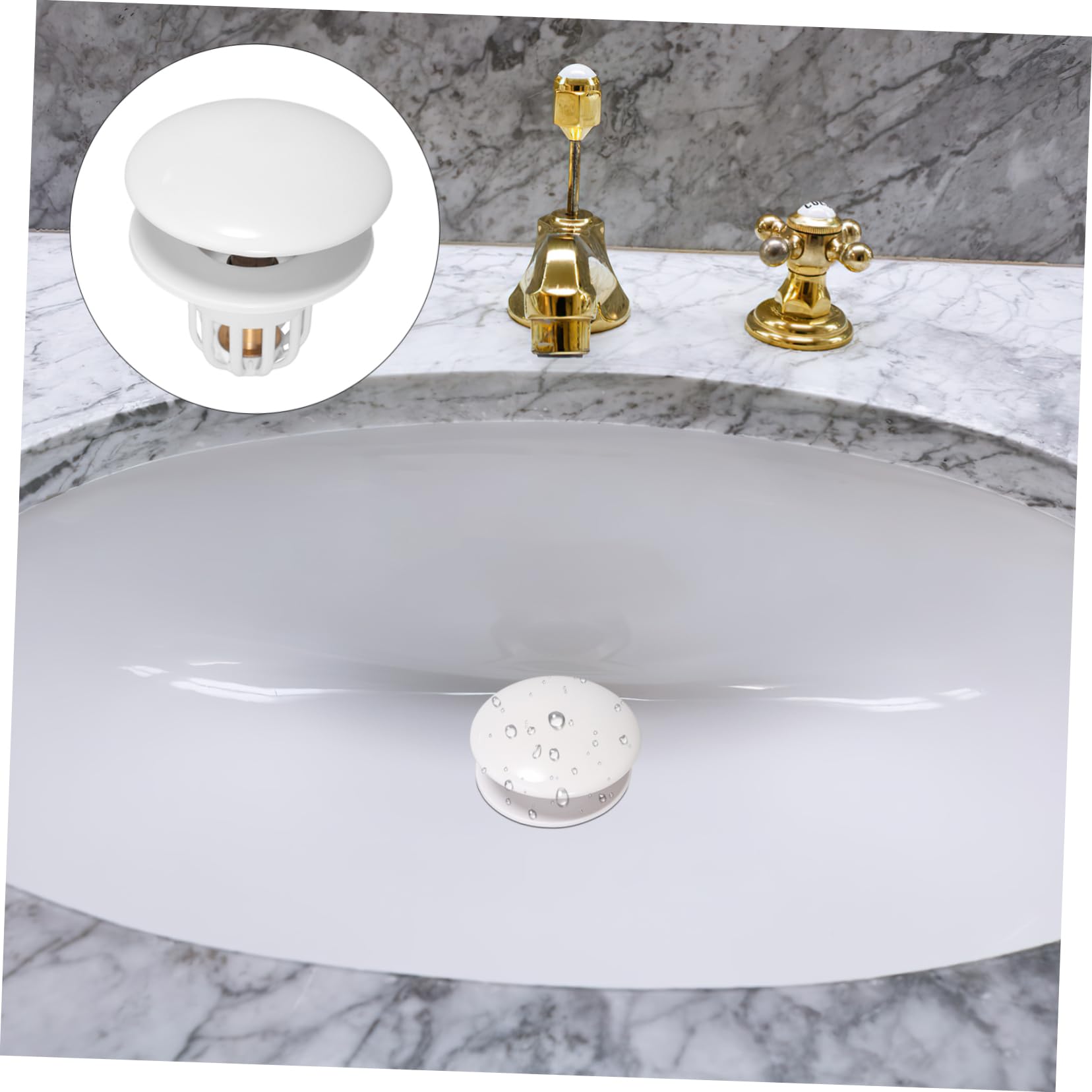 Hemobllo 4piezas Tapón De Drenaje para Lavabo Filtro Antiolor Fácil De Instalar Compatible Lavabos y Bañeras Diseño Sencillo y Práctico Accesorio Duradero para Hogar