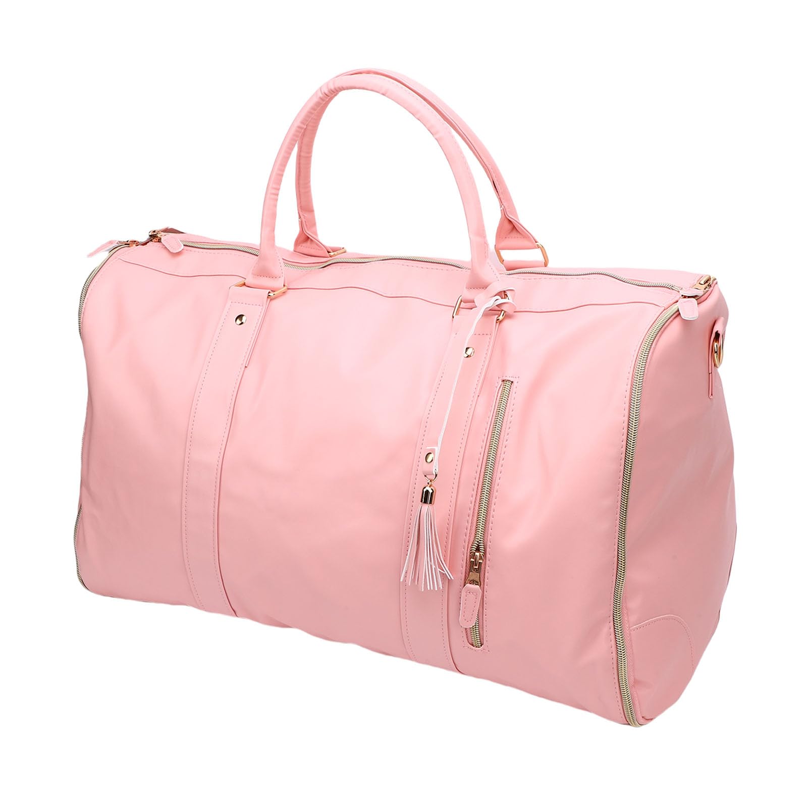 Carry On Garment Duffle Bag with Shoulder Strap for Stylish (Pink)