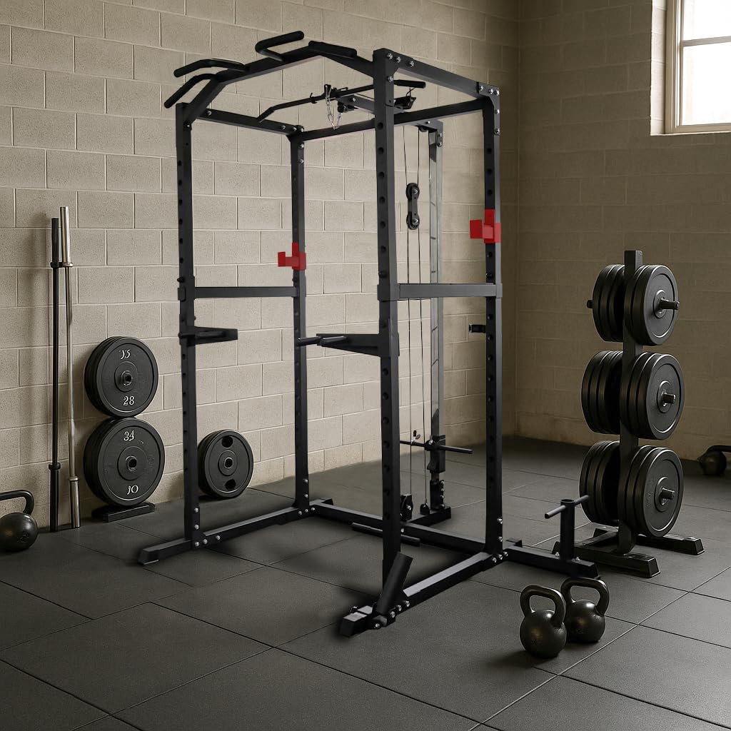 Amazon | 【耐久性・安定性】 パワーラック スミスマシン マルチ