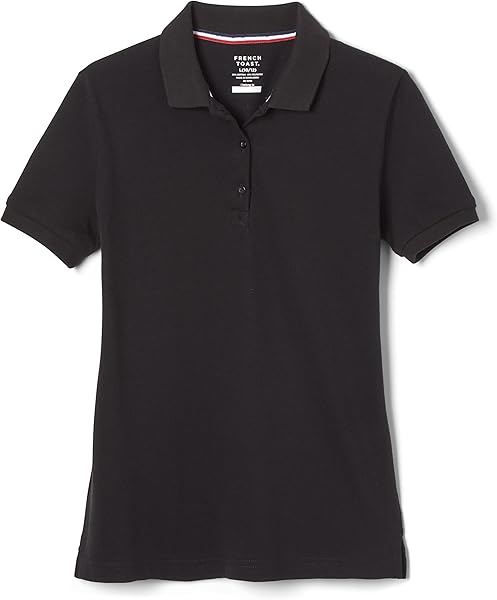 French Toast Women's Cotton Blend Stretch Pique Polo Shirt