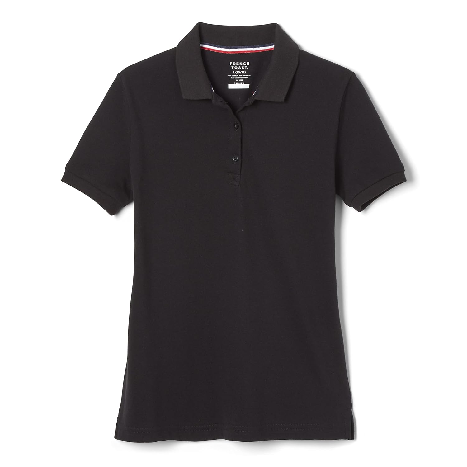 French Toast Womens Cotton Blend Stretch Pique Short Sleeve Polo Shirt