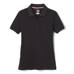 French Toast Womens Cotton Blend Stretch Pique Short Sleeve Polo Shirt