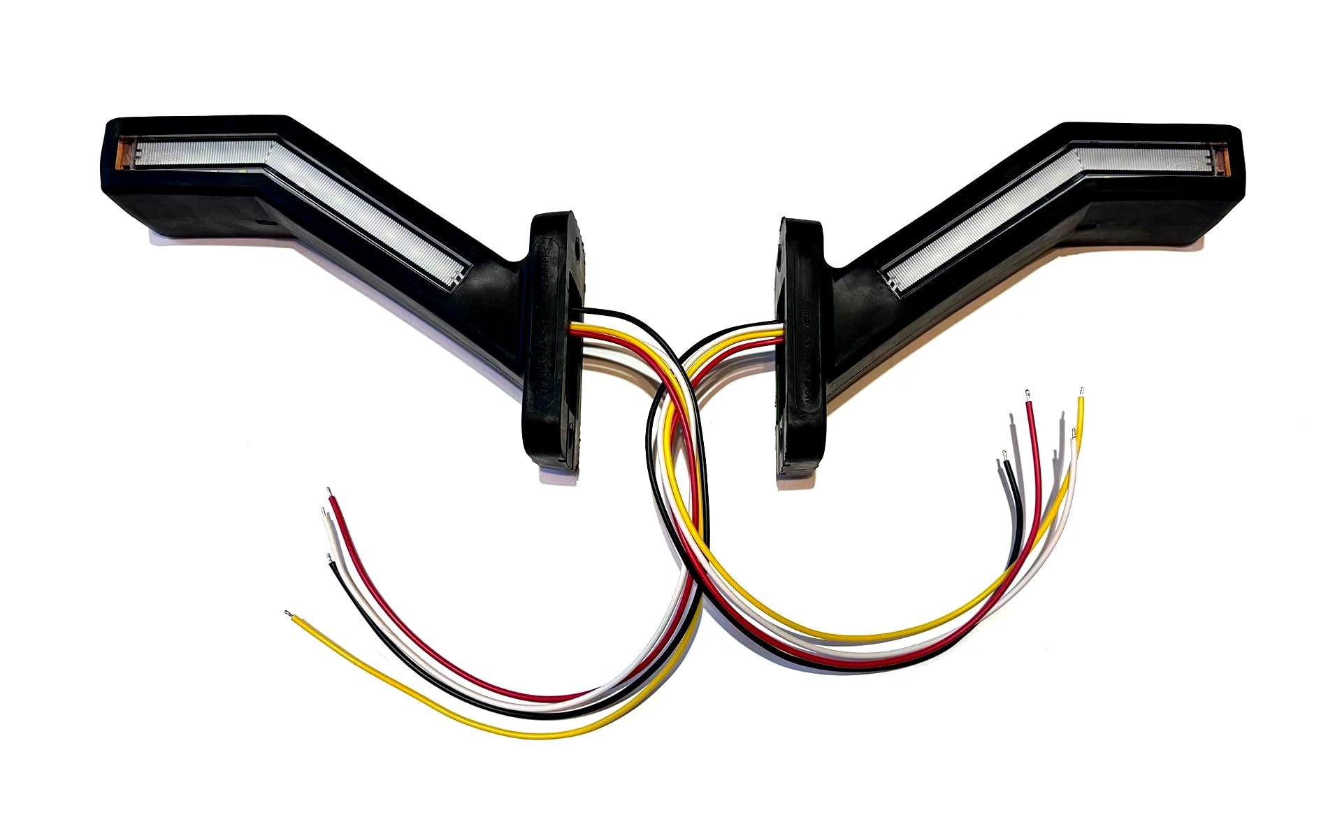 2x LED Umrissleuchte Positionsleuchte mit Dynamischer Blinker Laufblinker Bremsleuchte 12V 24V für Anhänger