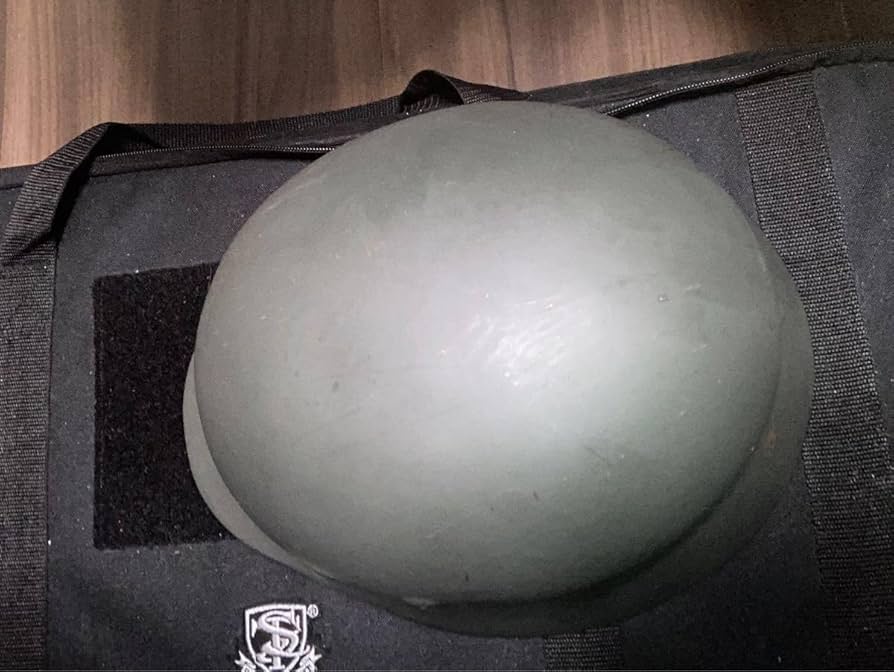 Amazon.co.jp: ドイツ軍 M40 ヘルメット レプリカ 金属製 サイズ