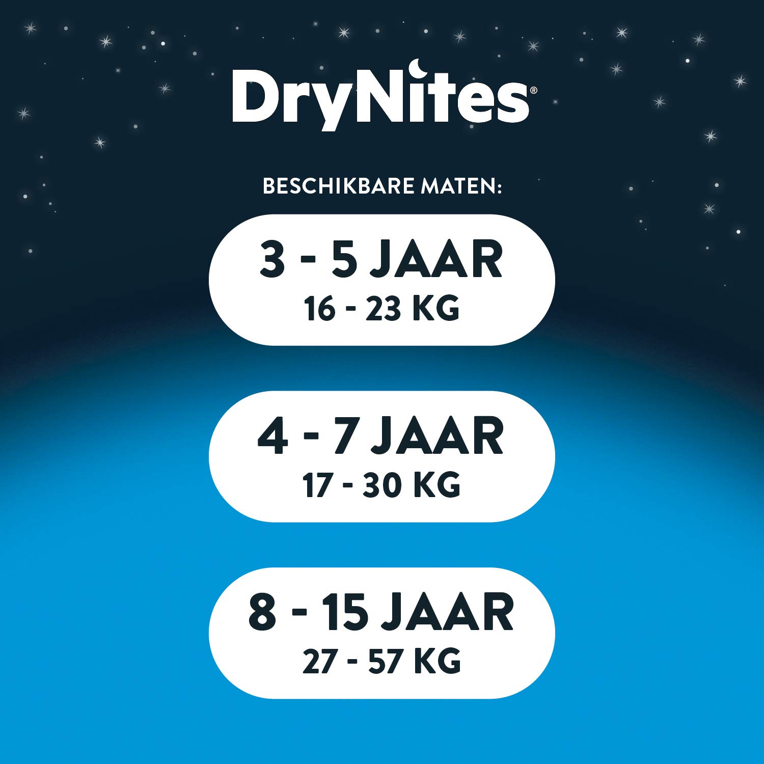 Huggies DryNites hochabsorbierende Nachtwindeln bei Bettnässen, für Jungen 8-13 Jahre (30-48 kg), 27 Stück (3 x 9 St.), Windel-Pants (Packung mit 3)