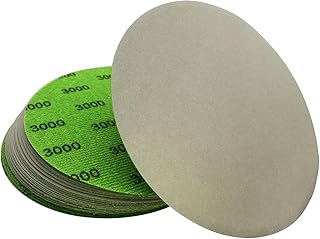 AutKerige 3000 Grit Wet Dry Sandpaper, 6 Inch 25 PCS Hook and Loop Sanding Discs with Premium Silicon Carbide Abrasive, Po...