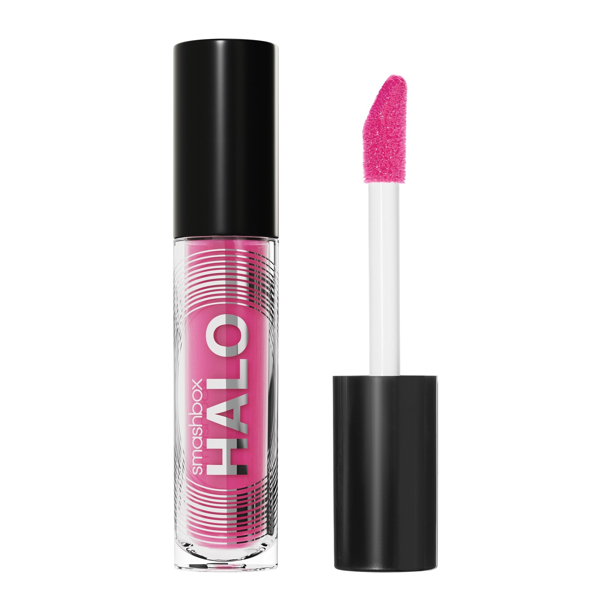 Smashbox Halo Plump Glow Lip Gloss Non-Sticky Hydrating Plumping Lip Gloss with 6-Hour Shine Hyaluronic Acid and Vitamins